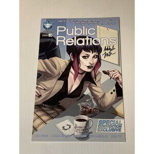 Public Relations #2 Special Convention Exclusive Variant Signed By Ashley Witter
